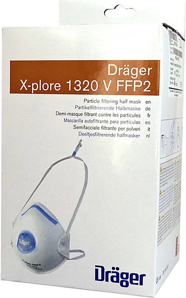 Produktbild L+D Feinstaubmaske X-plore® FFP2 NR D mit Ausatemventil (FFP2, 10 x)
