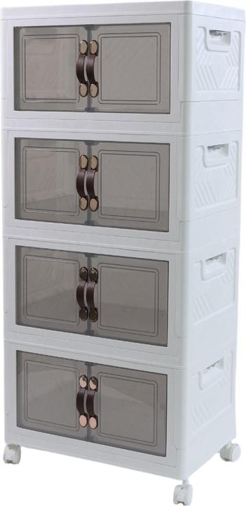 Actual product image Hermex Modul-Set 45 Faltbox Vorratsschrank 1 Basis 3 Erweiterungen