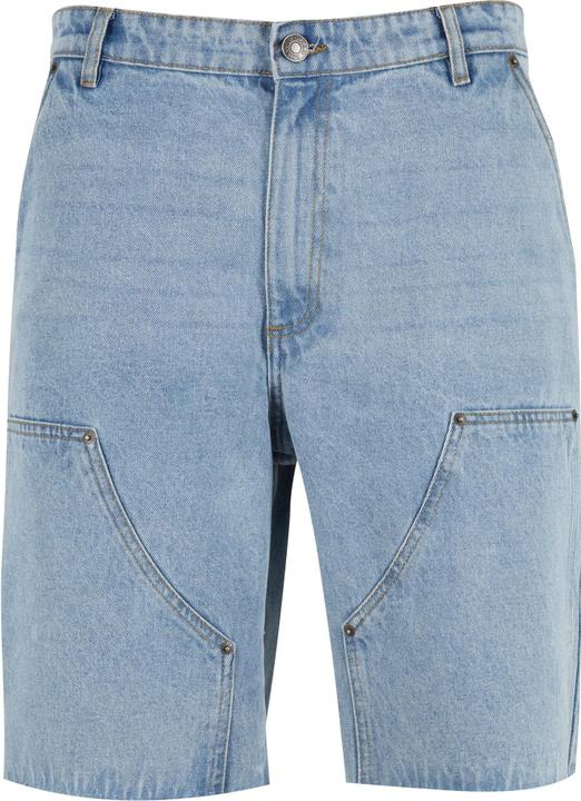 Actual product image Urban Classics Open Edge Two Knee Denim Shorts - 166803 (33)