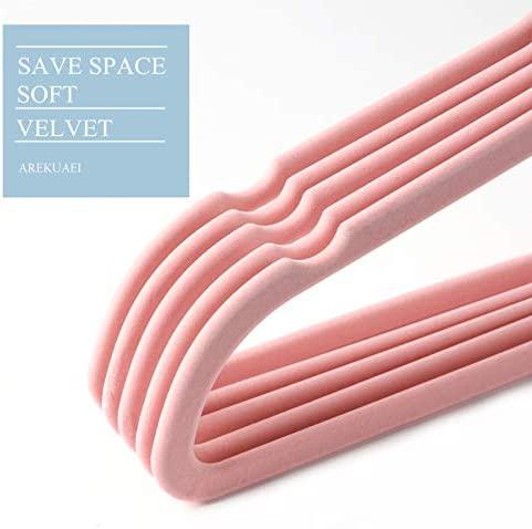 Actual product image Arekuaei Velvet coat hanger (50 x)