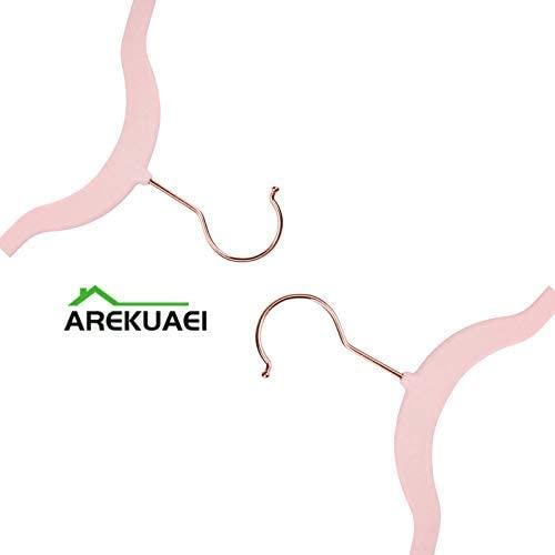 Actual product image Arekuaei Velvet coat hanger (50 x)
