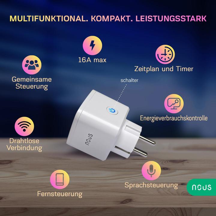 Productafbeelding Nous Slimme contactdoos