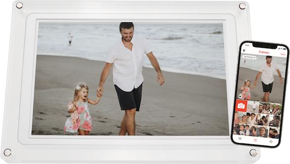 Produktbild Braun Photo BRAUN DigiFrame 1020 WiFi Acryl weiss (10.10", 1280 x 800 Pixel)