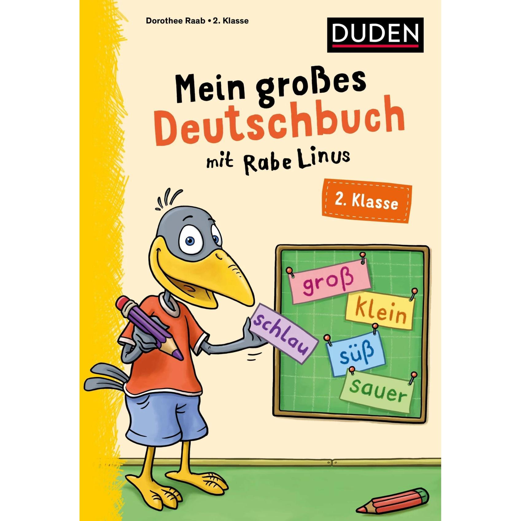 Mein grosses Deutschbuch mit Rabe Linus – 2. Klasse, Schulbücher von Dorothee Raab, Stefan Leuchtenberg