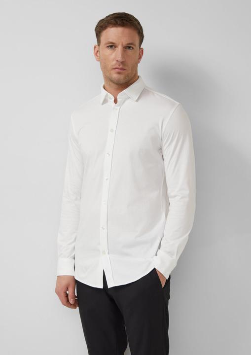 Immagine prodotto s.Oliver Hemd Tailored Fit: Jersey-Hemd aus Baumwollstretch (38)