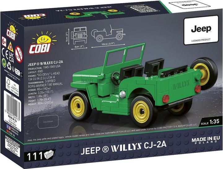 Image du produit Cobi Youngtimer Jeep Willys CJ-2A GR