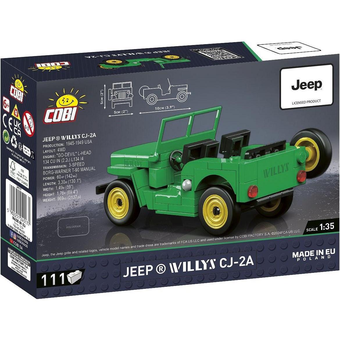 Cobi Youngtimer Jeep Willys CJ-2A GR (24517)