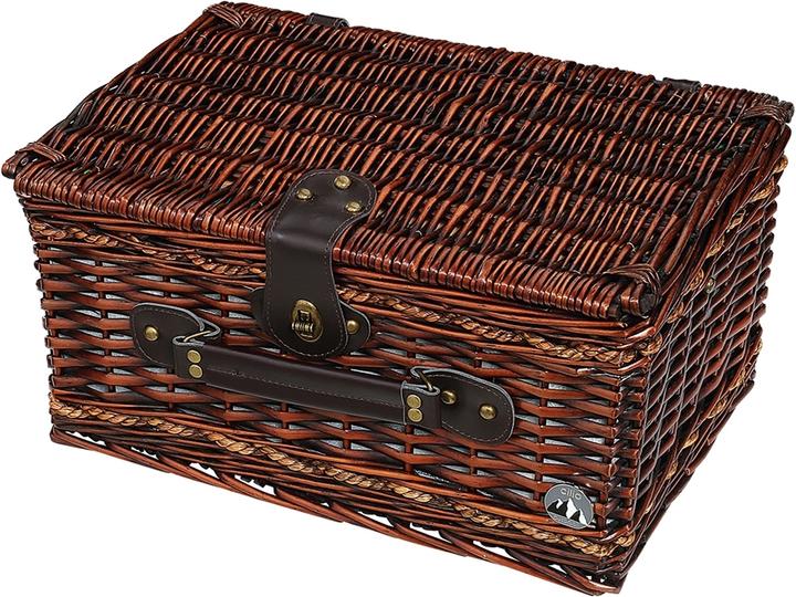 Image du produit Cilio Panier pique-nique Bellano Marron foncé
