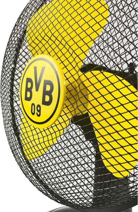 Produktbild ECG MARKENmerch Tischventilator im Vereinsfarben Design - 30cm - Borussia Dortmund