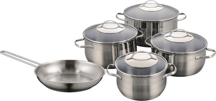 Actual product image Kelomat Tableware set 9 pcs. incl.Pf.24 (Pot, Stainless steel)
