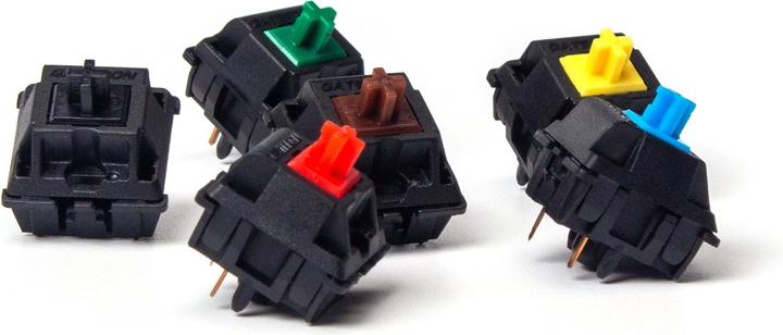 Actual product image Keychron Gateron KS-3X Full Black Switch (110 pieces)
