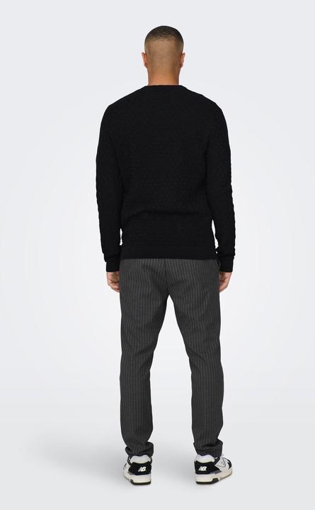 Produktbild Only & Sons Onskalle Reg 12 Struc Crew Knit Noos (S)
