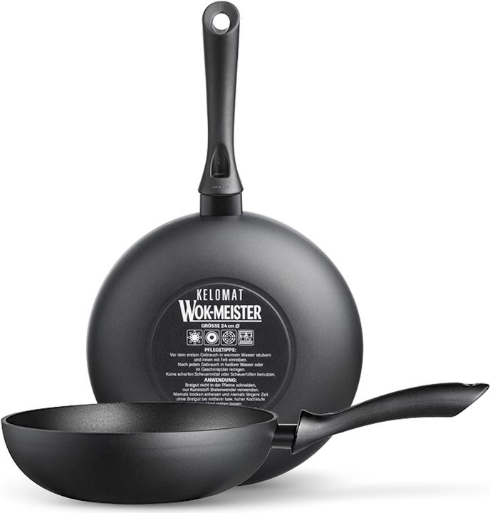 Produktbild Kelomat KM Wokmeister 28cm (Wok Pfanne, Edelstahl)