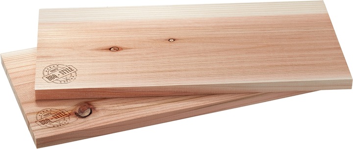 GEFU Planches de cuisson en cèdre BBQ XXL, 2 pièces (89536)