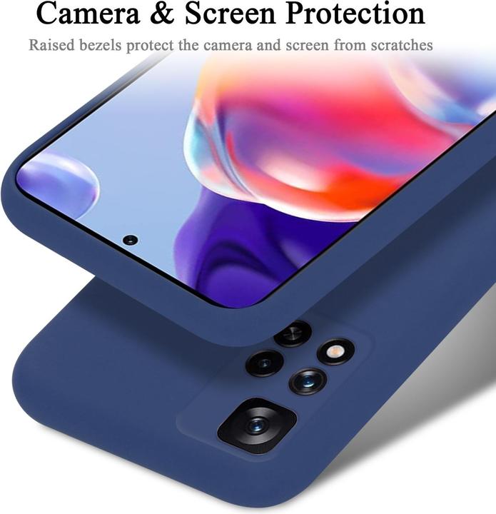 Actual product image Cadorabo TPU Liquid Silicone Case Cover for Xiaomi RedMi NOTE 11 PRO+ (Xiaomi Redmi Note 11 Pro+)