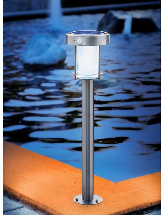 Produktbild Keller Fahnen Solar LED Standleuchte, Ancona mit Bewegungssensor