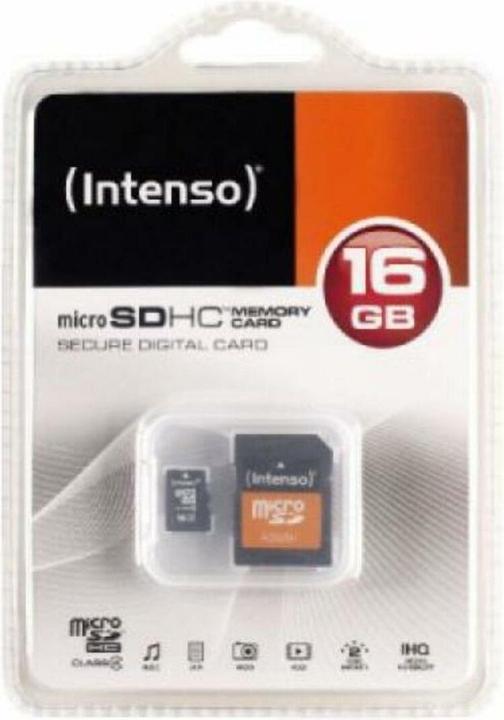 Produktbild Intenso microSD Class 10 (16 GB, microSDHC, U1)