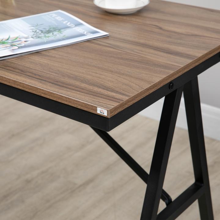 Image du produit Homcom Ensemble de table de bar avec repose-pieds (120 x 60 x 91 cm)