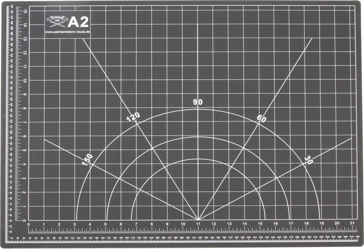 Produktbild Snyderline Schneidematte A2 blau schwarz (45 x 60 cm)