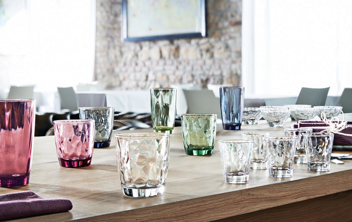 Produktbild Bormioli Rocco Bormiolio Rocco Gläser Set Diamond 6 Stk. (Farbe Ocean blau, Trinkgläser 305 ml) (0.31 l, 6 x)