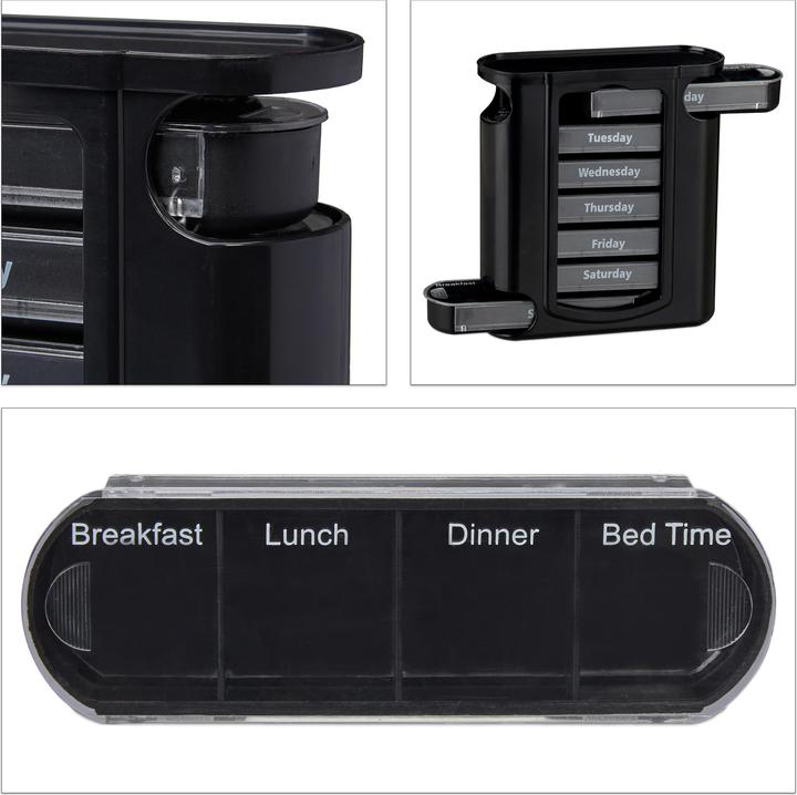 Actual product image Relaxdays Pill Box