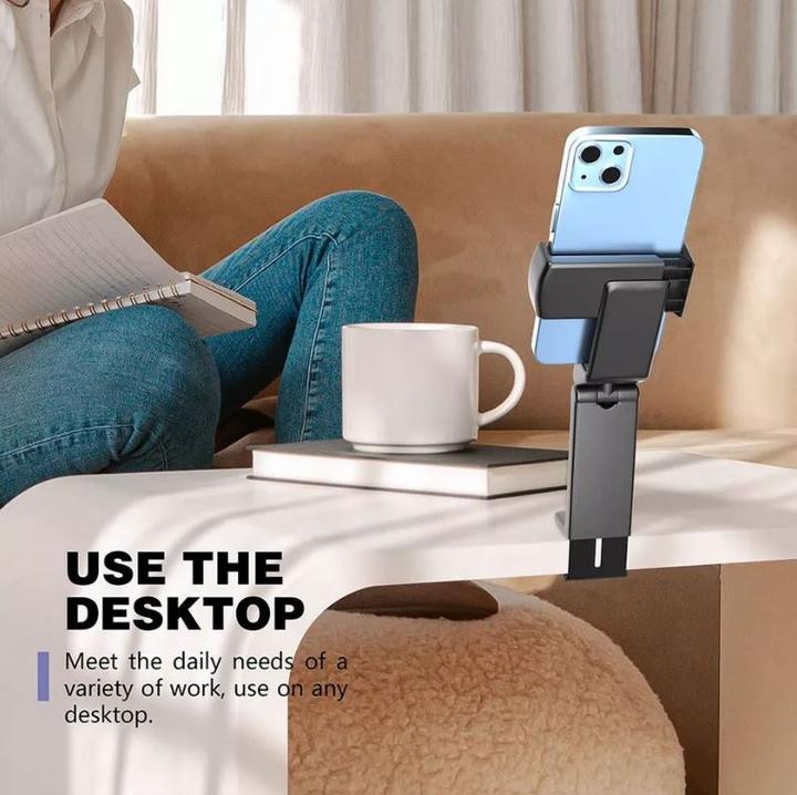 Image du produit PhoneLook Support multifonctionnel pour smartphone, rotatif à 360 degrés, pour les voyages et l'avion