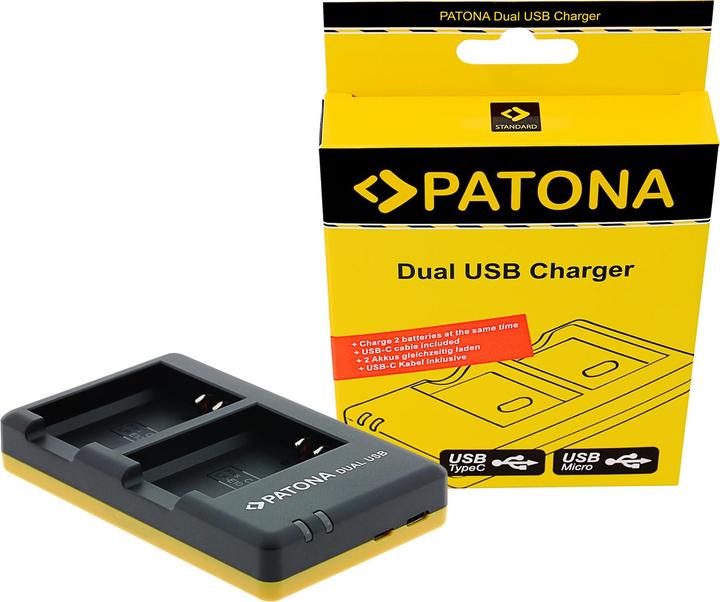 Produktbild Patona Dual Ladegerät LP-E10 (Kamera Akku Ladegerät)
