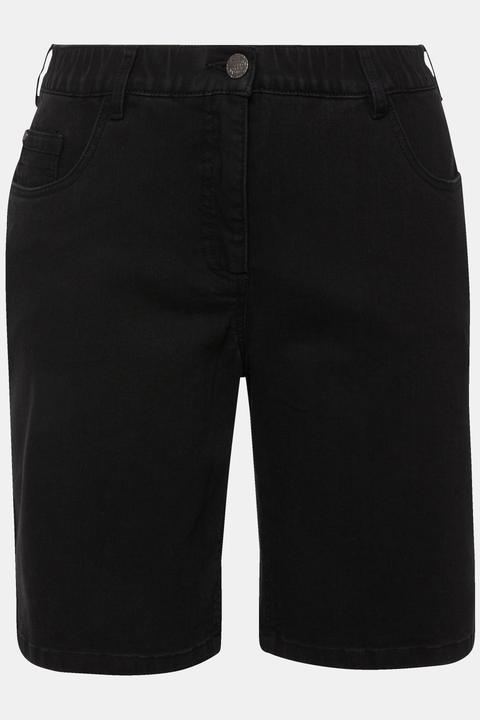 Actual product image Ulla Popken Basic Denim Mandy Bermuda Shorts (58)