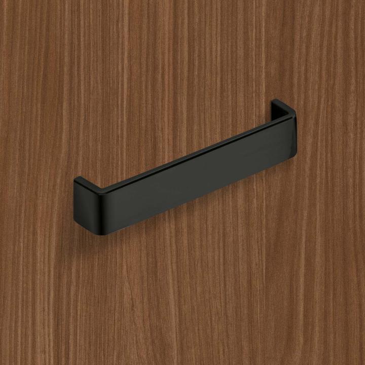 Actual product image Hettich Griff Lucca, 160mm, Schwarz matt