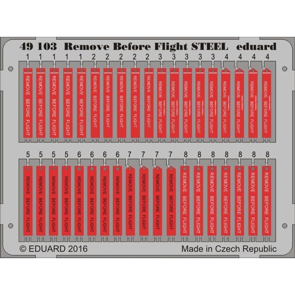 Eduard Remove Before Flight STEEL
