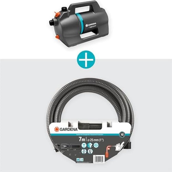 Actual product image Gardena Gard Garden Pump 4100 Silent Suction Set 09052-20 (Garden pump)