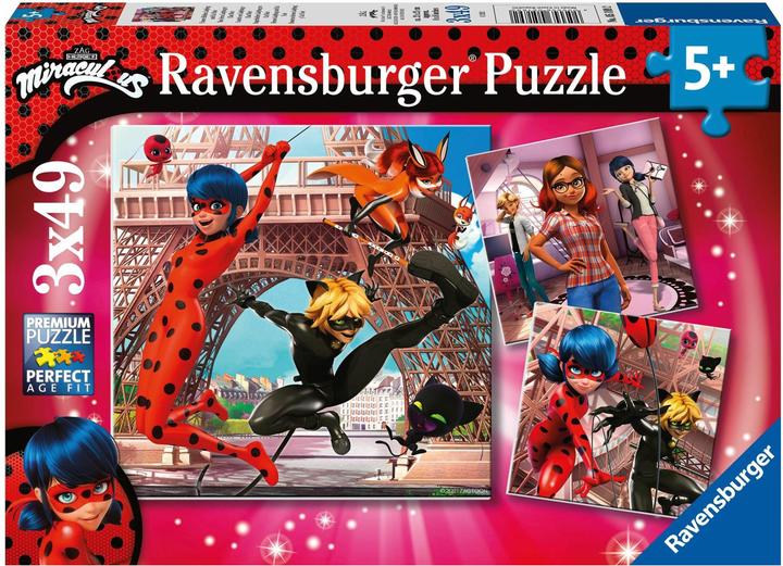 Immagine prodotto Ravensburger I nostri eroi Ladybug e Cat Noir (49 pezzi)