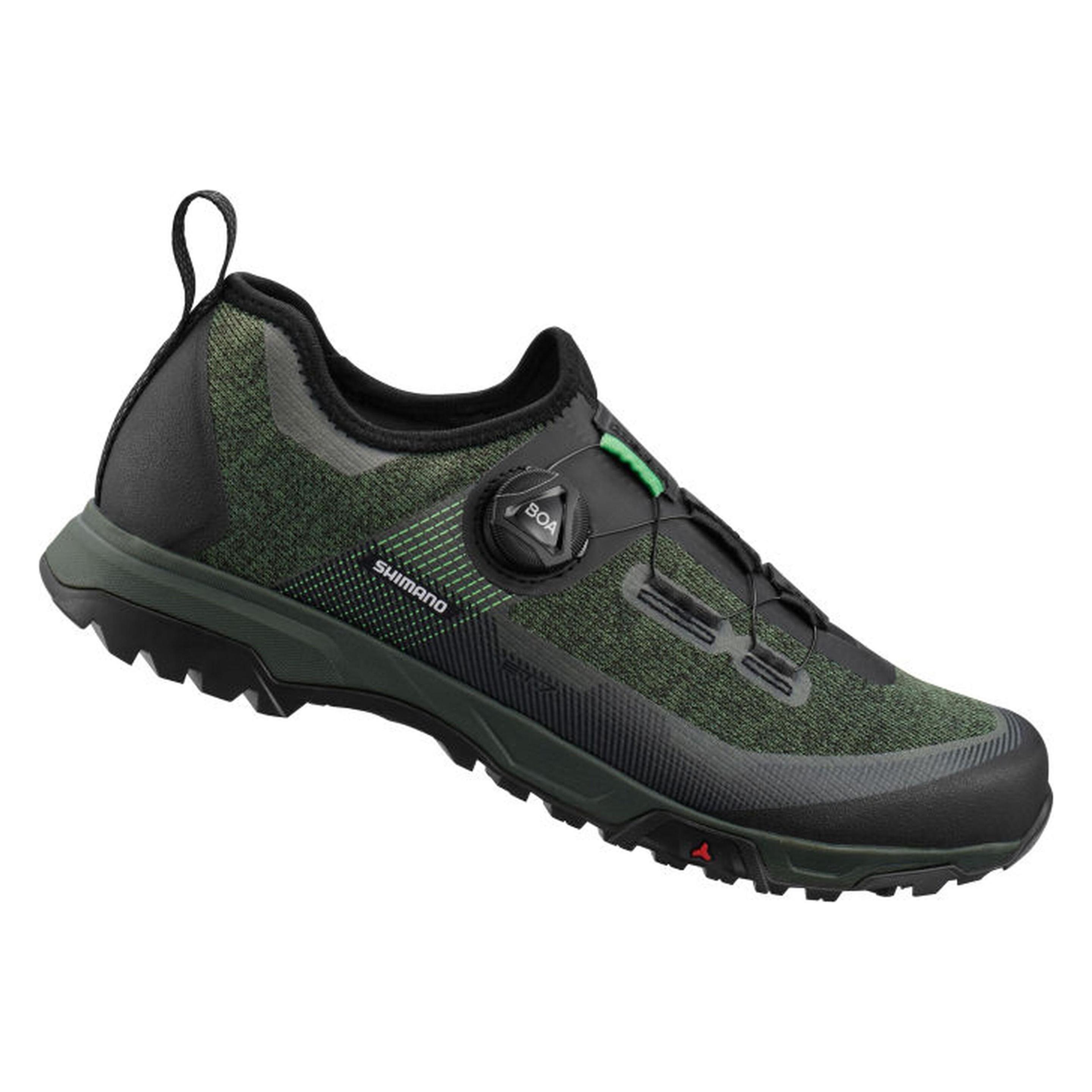 Shimano, Herren, Veloschuhe, Men E-Bike Sh-ET7 Schuh Green (42), Grün