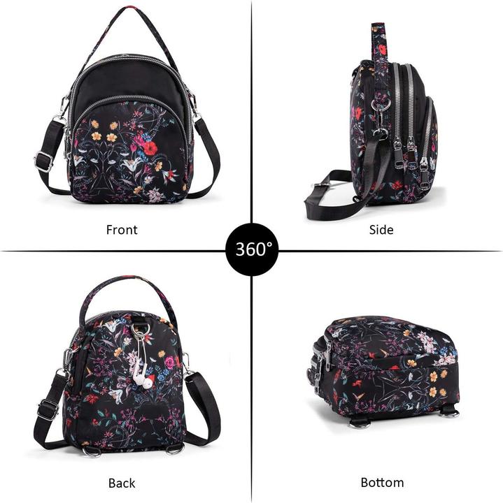 Produktbild Only-Bags.Store Kleine Umhängetasche Handtasche Umhängetasche Tragetasche Mini-Rucksack Nylontasche