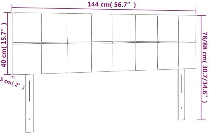Actual product image VidaXL Ryanne (144 x 5 x 88 cm)