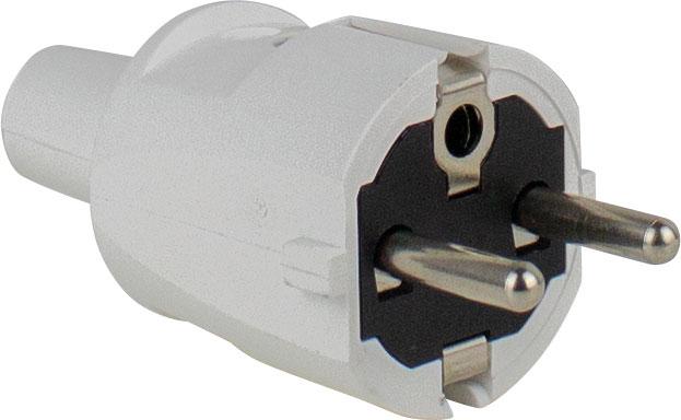 Produktbild As - Schwabe PVC Schutzkontakt-Stecker (CEE 7/7)