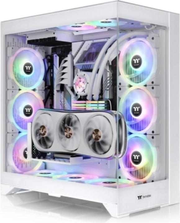 Actual product image Thermaltake CTE E600 MX Snow White (mATX, Mini-ITX, ATX)