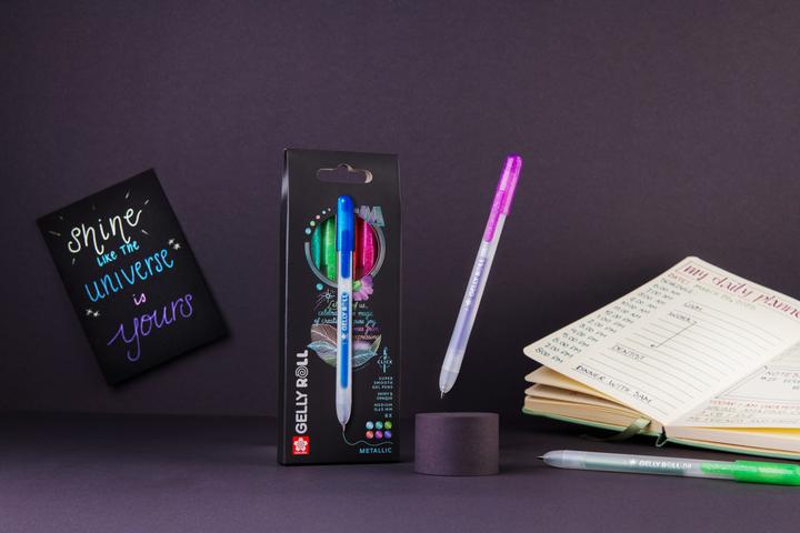 Immagine prodotto Sakura Roller Gelly Clicker (Blu, Lilla, Pink, Rosso, Verde, Verde smeraldo, 6x)