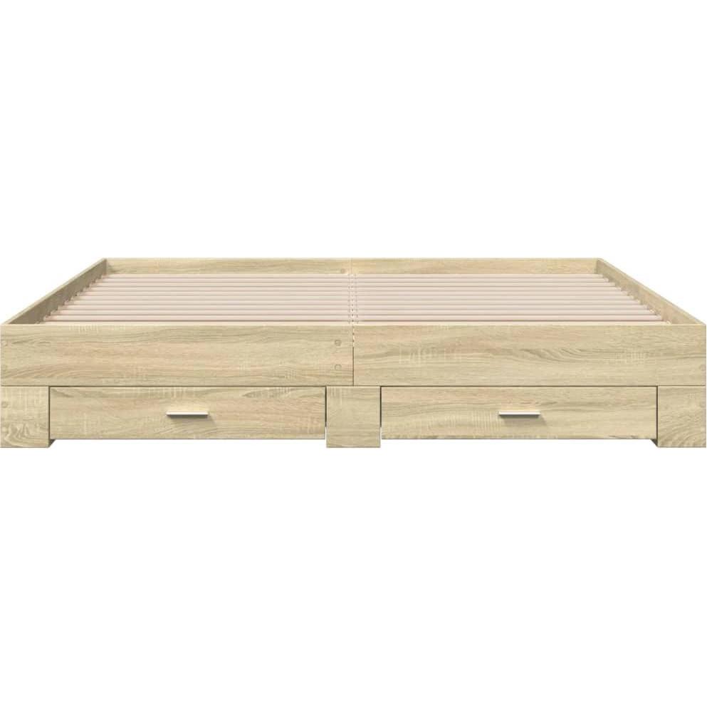 Thumbnail - VidaXL, Bett, Bettgestell mit Schubladen 200 x 200cm (200 x 200 cm)