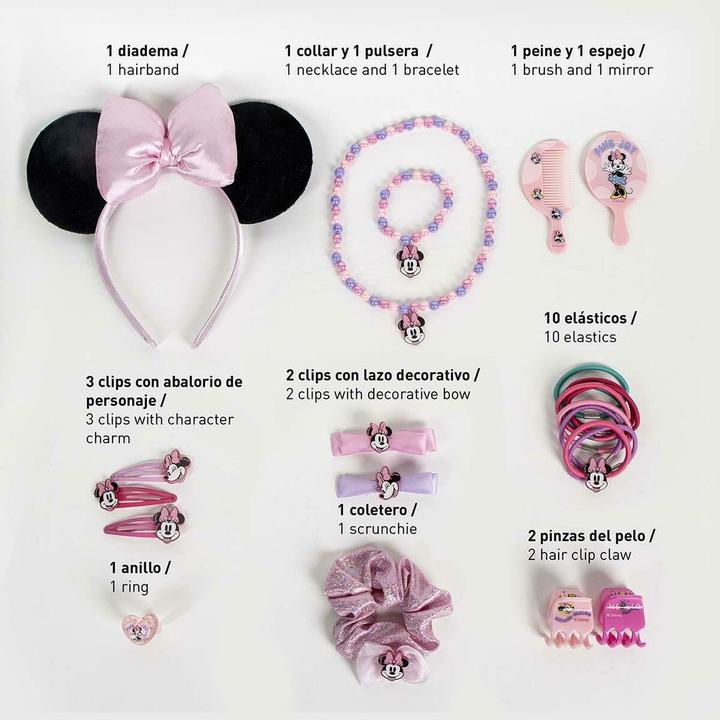 Actual product image Cerda Beauty Set Box - Disney Minnie (2500002939) (Hair tie set)