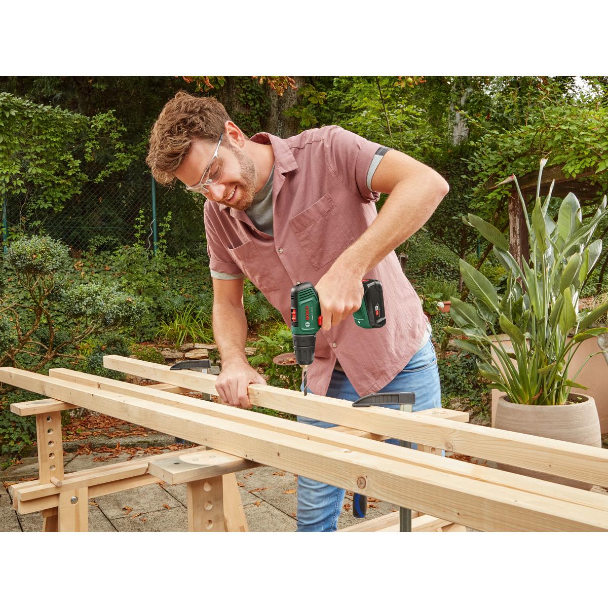 Thumbnail - Bosch Home & Garden, Bohrmaschine + Akkuschrauber, EasyDrill 18V-40 (Akkubetrieb)