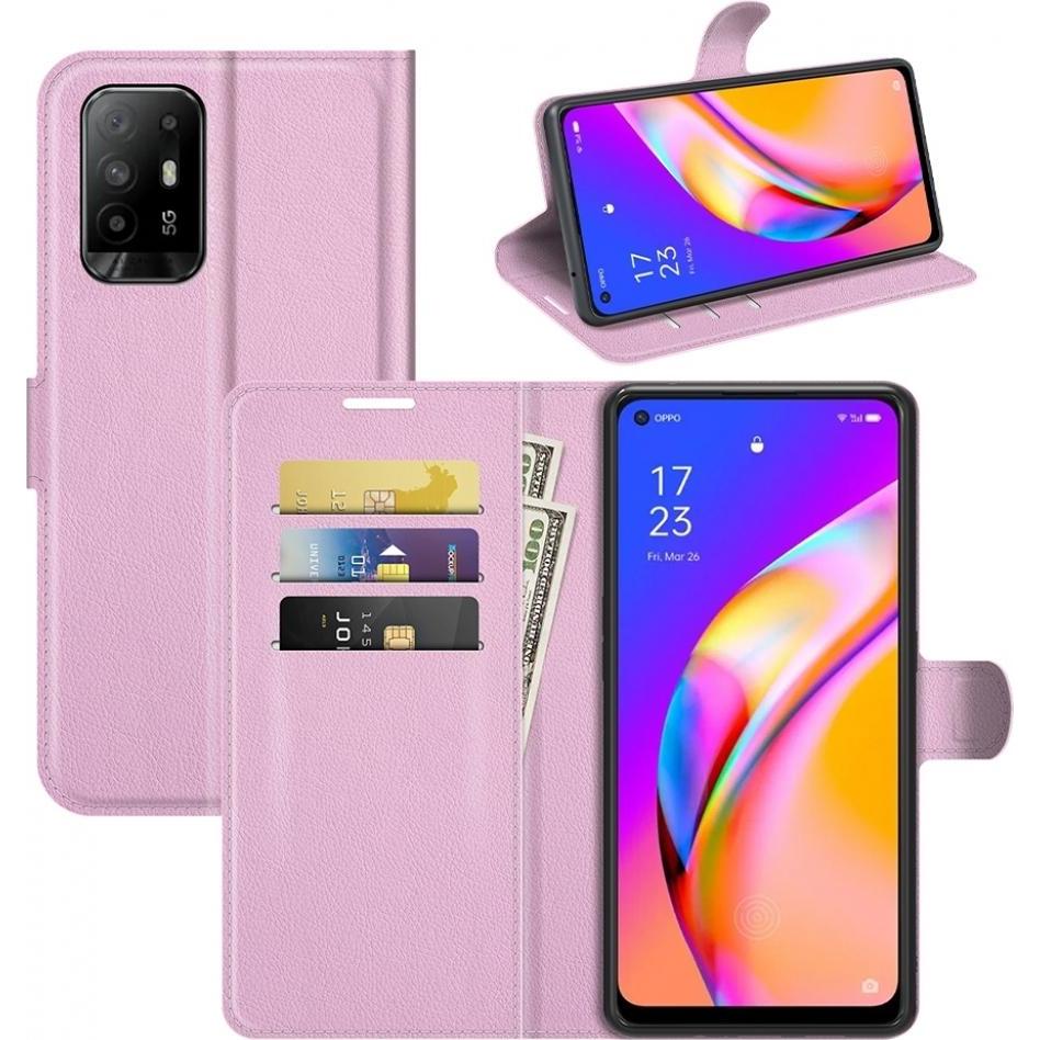 Thumbnail - Screenguard Oppo A94 5G Leather Guard Lederhülle (Oppo A94 5G), Smartphone Hülle, Rosa
