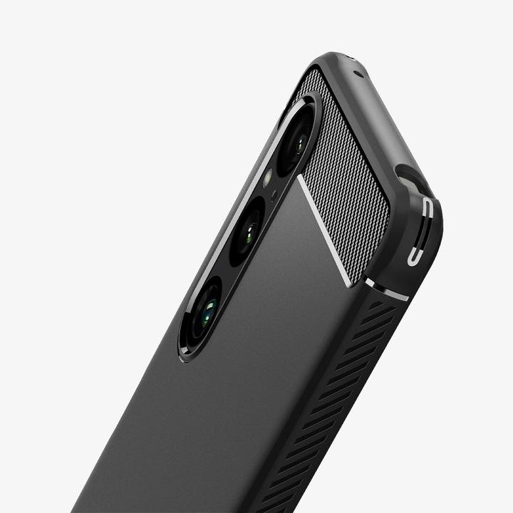Actual product image Spigen Rugged Armor Xperia 1 VI Case Matte Black (Sony Xperia 1 VI)