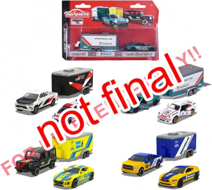 Image du produit Majorette Car Trailer Assortment, 4-sort.