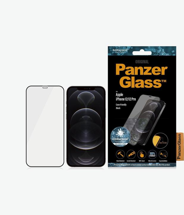 Produktbild PanzerGlass Edge-to-Edge (1 Stück, Realme 12 Pro+, Apple iPhone 12)
