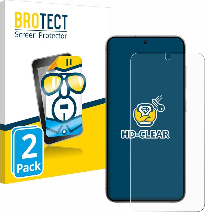 BROTECT Screen Protector Clear (2 Piece, Samsung Galaxy S24)