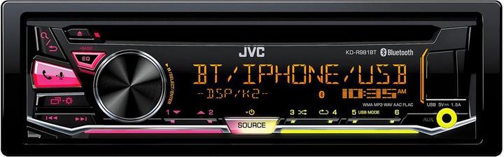 Actual product image JVC Kd-R981bt (Apple Carplay)