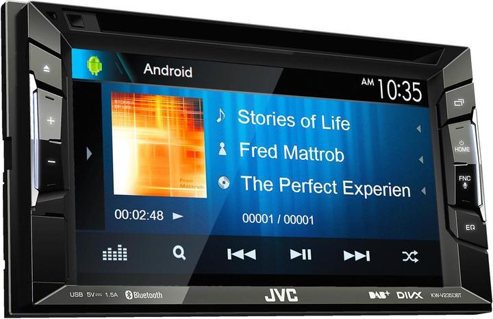 Actual product image JVC KW-V235DBT incl. DAB antenna