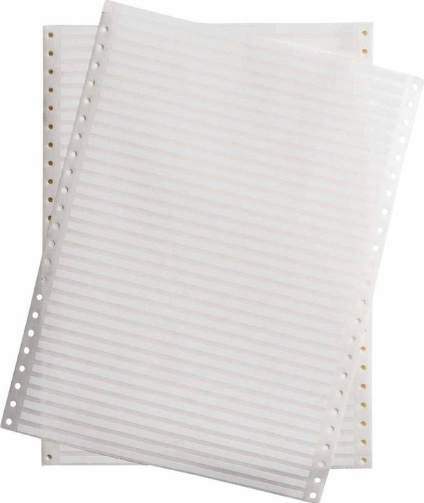 Produktbild Brady DAT-102-619-10, Polyester, matt, Weiss, 20,32 x 5,08mm, permanent, 10-bahnig, f. Nadeldrucker