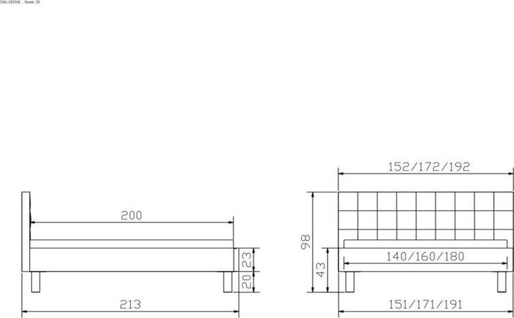 Produktbild Hasena Noemi 20 (160 x 200 cm)